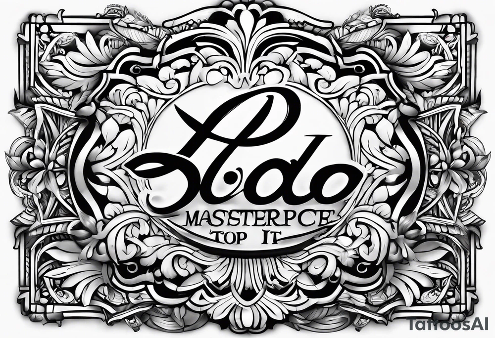 “I’d do it” written in cursive tattoo idea