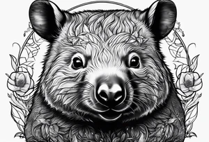 wombat tattoo idea