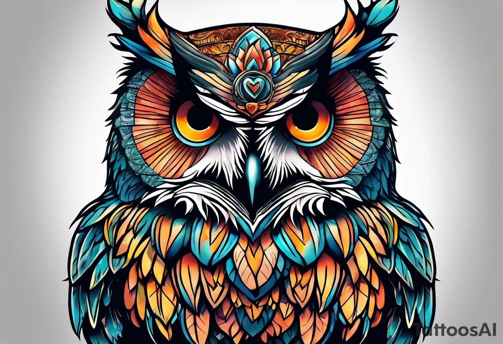 EDC owl tattoo idea