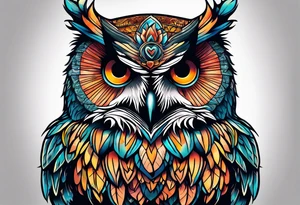 EDC owl tattoo idea