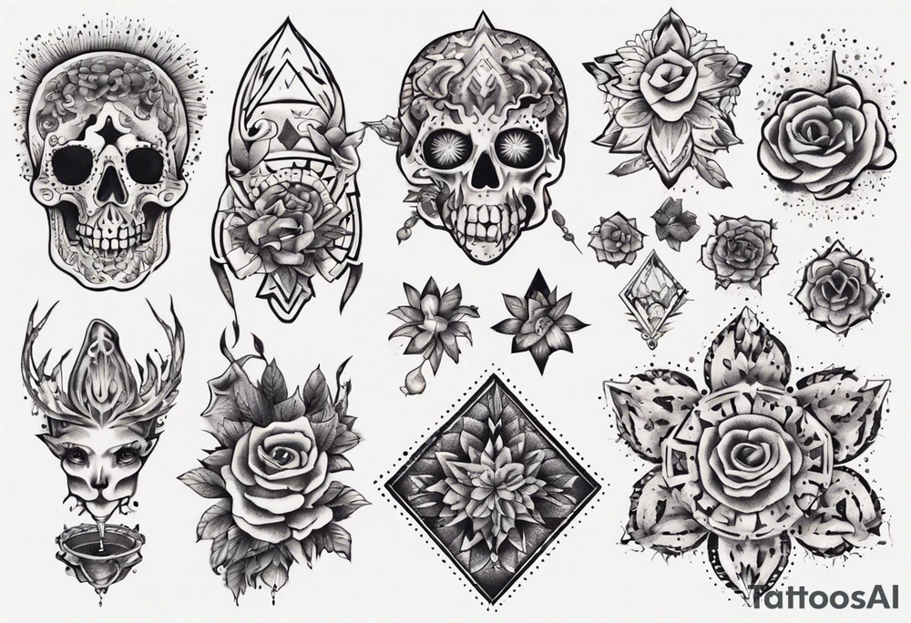 メキシコ　サボテン tattoo idea
