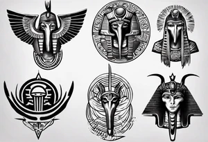 the legend horus tattoo idea