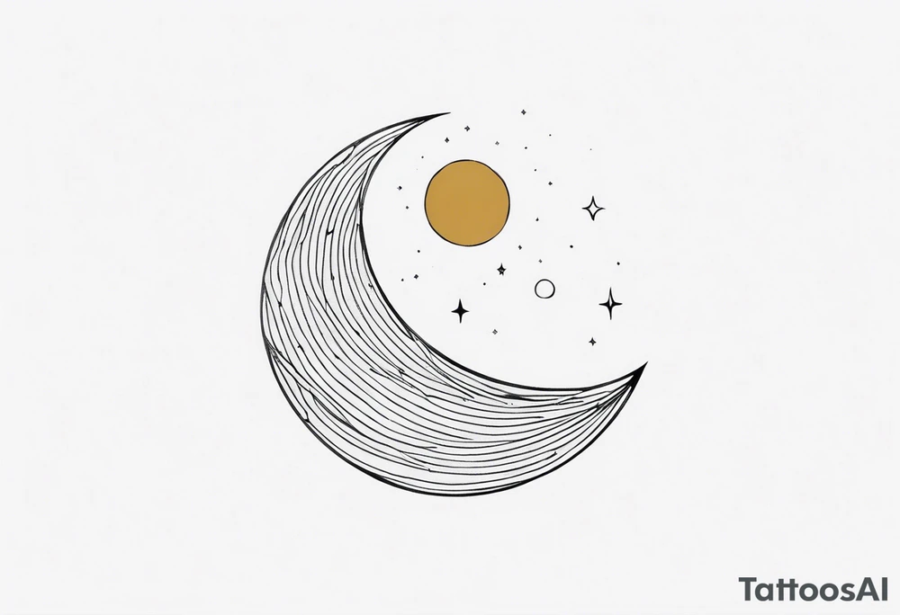 explore symbole 
sacred crescent moon tattoo idea