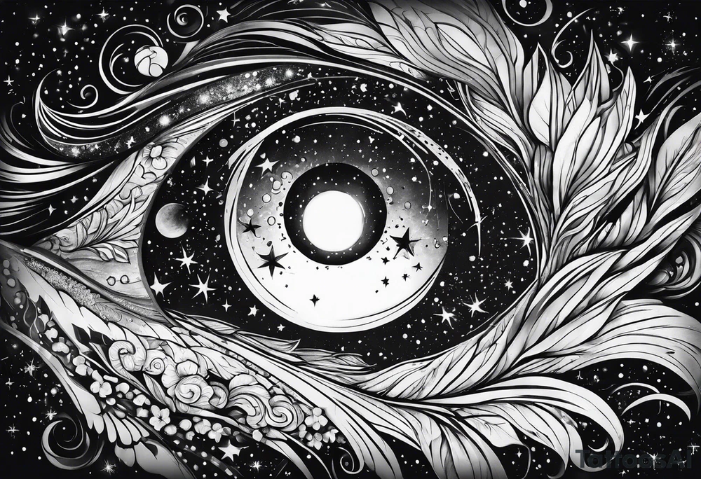 galaxy tattoo idea