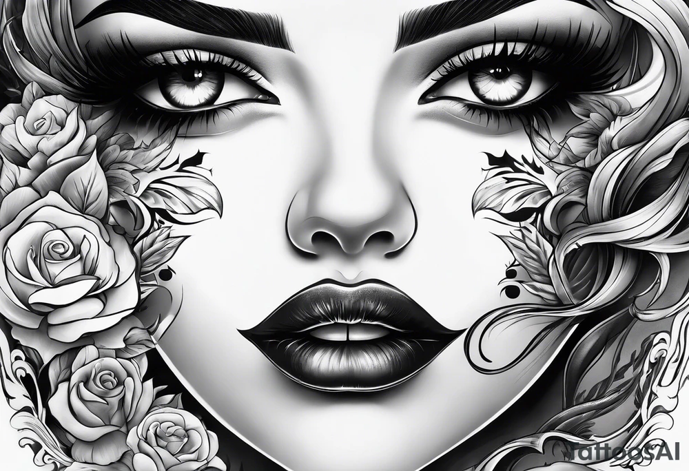 smoke rising from eye tattoo idea