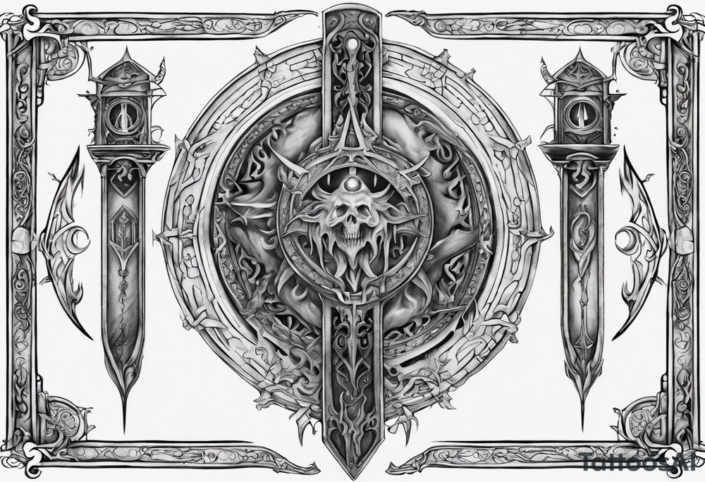 gate of Moria tattoo idea