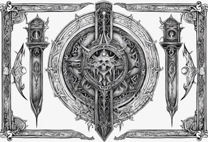 gate of Moria tattoo idea