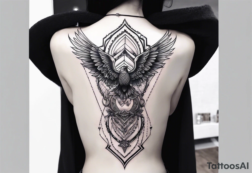 spine tattoo tattoo idea