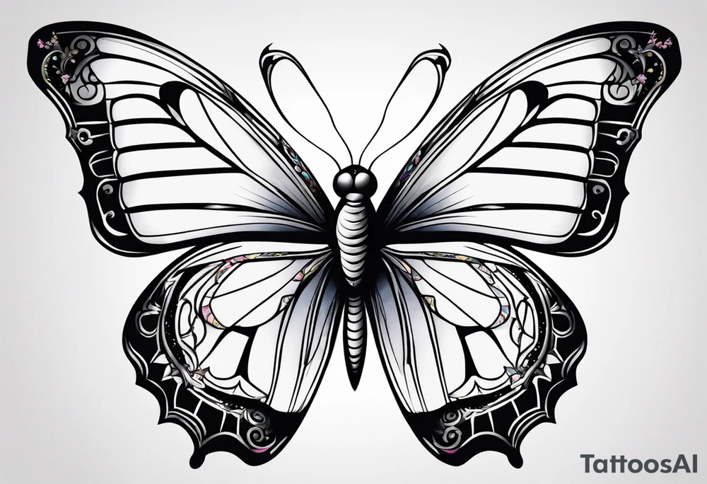 Butterflies tattoo idea