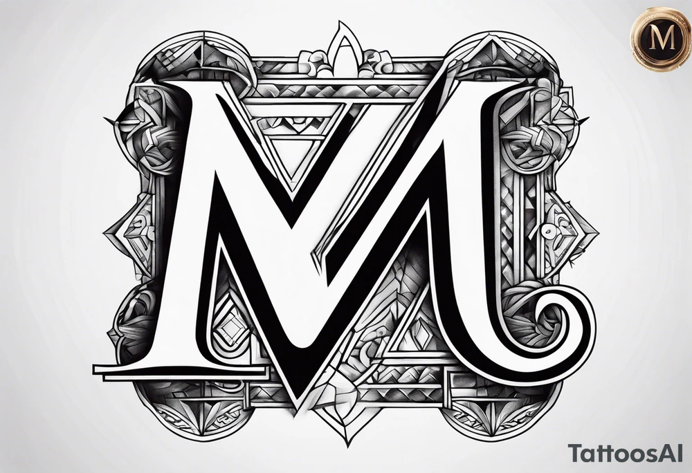 Letters m c a tattoo idea