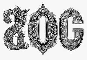 Small letter T on ring finger tattoo idea