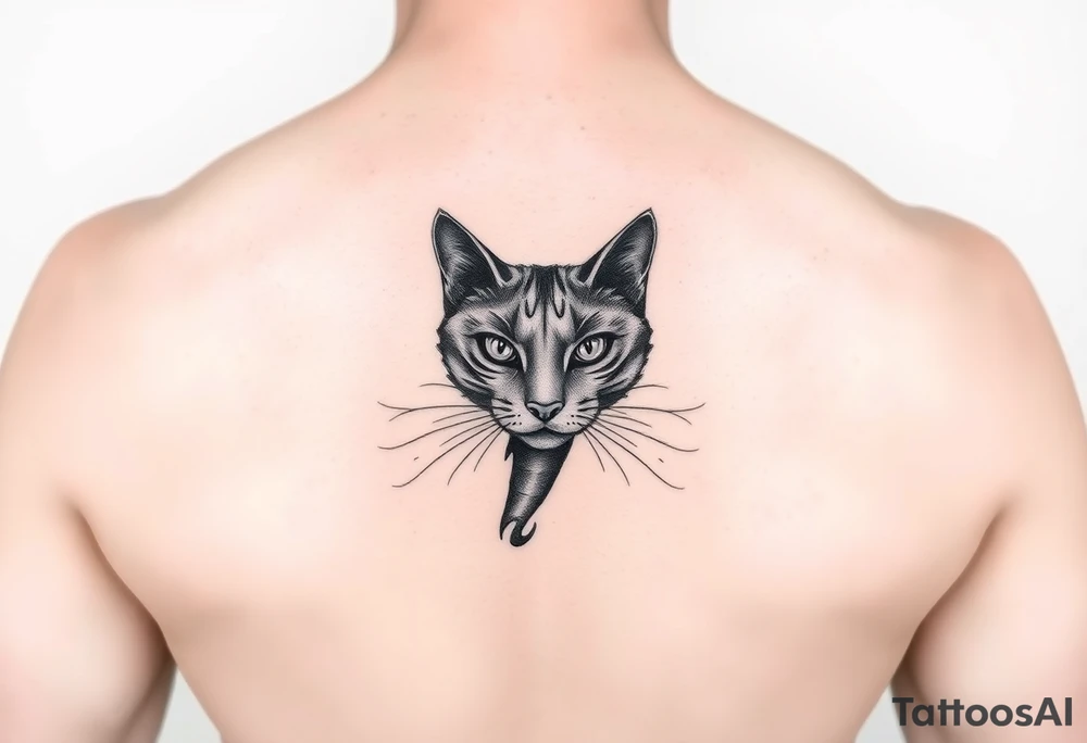 Black Cat tattoo idea