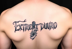 brazo completo con letra de canciones de extremoduro y con imagen de robe iniesta iñaki anton y manolo chinato tattoo idea