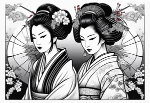 Geisha tattoo idea