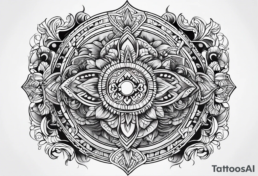 Horizontal Band tattoo idea