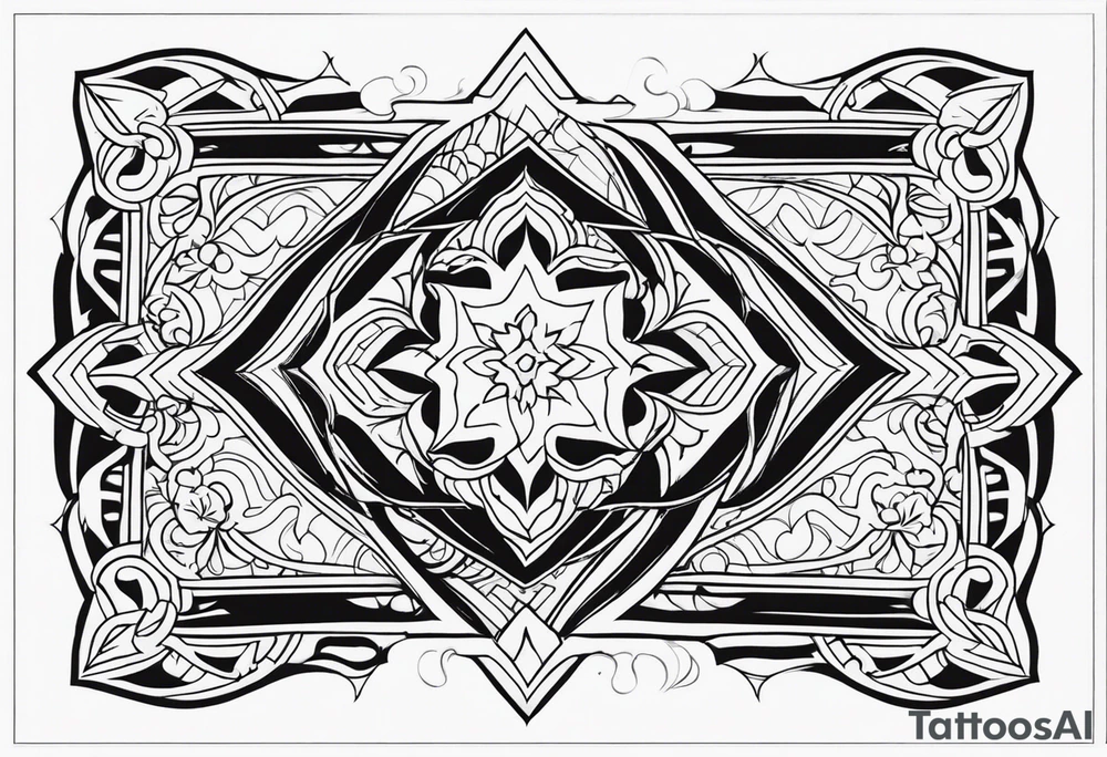 outline of a nasoni tattoo idea