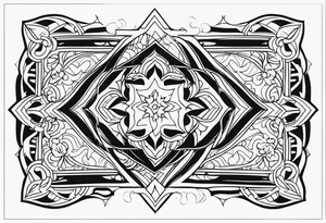 outline of a nasoni tattoo idea