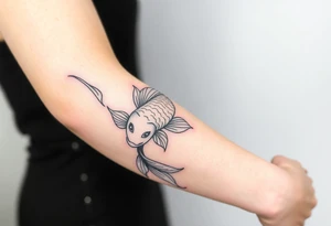 Koi fish tattoo idea