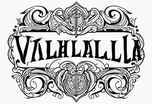 Valhalla swedish Norwegian tattoo idea