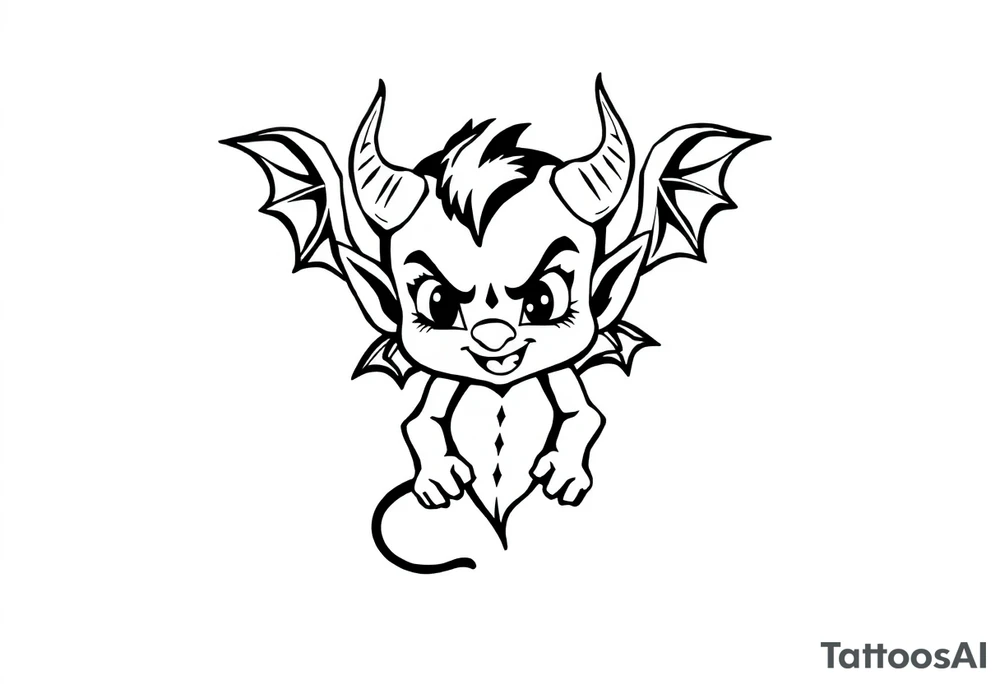Devil tattoo idea