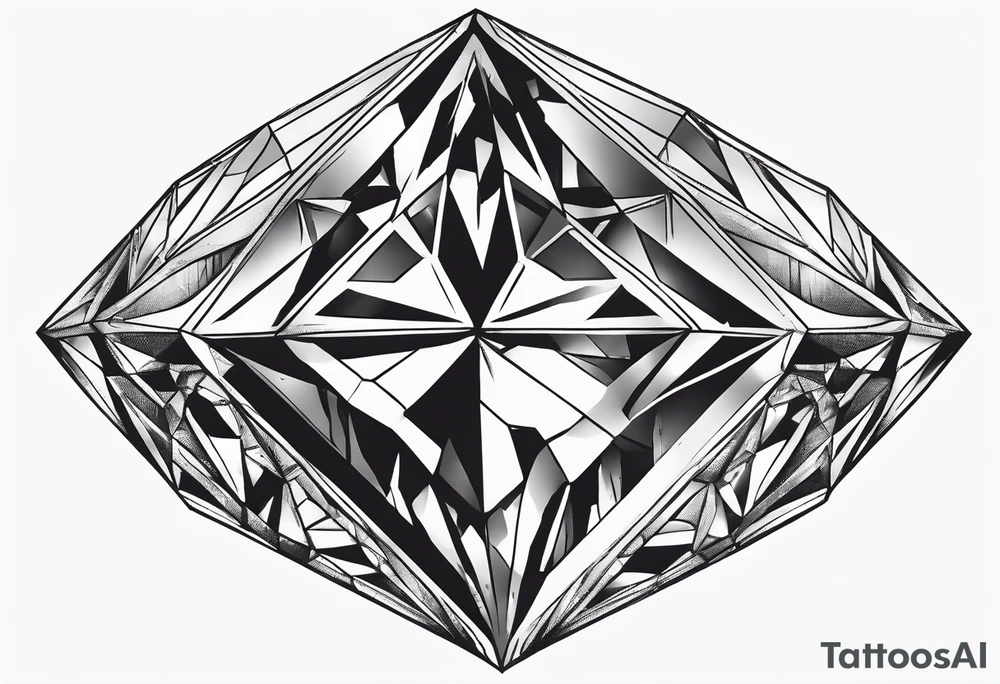 A diamond tattoo idea