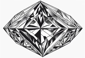 A diamond tattoo idea