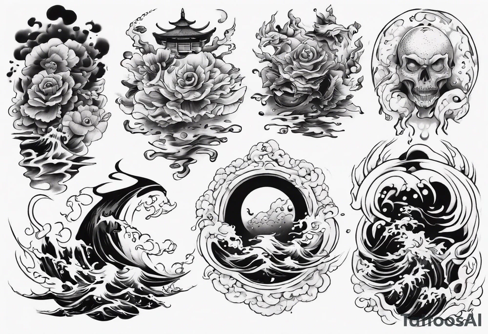 Wasser Geist tattoo idea