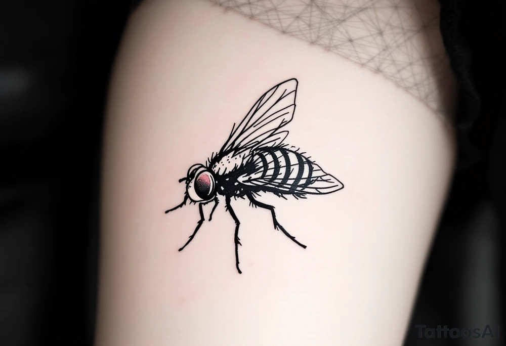 fly in japanese font tattoo idea
