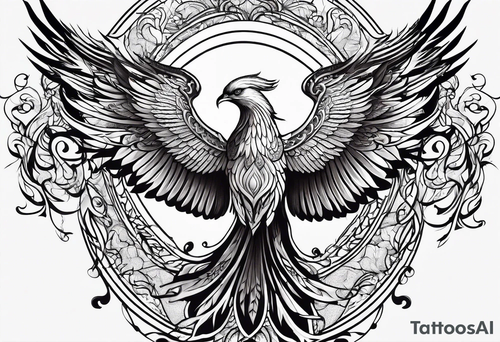 phoenix tattoo idea