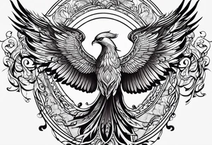 phoenix tattoo idea