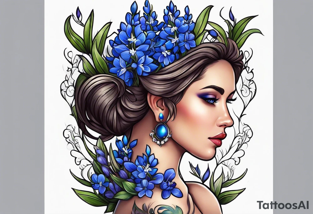 Bluebonnets tattoo idea