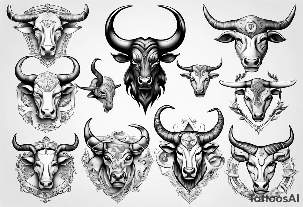 Taurus tattoo idea