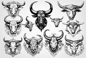 Taurus tattoo idea