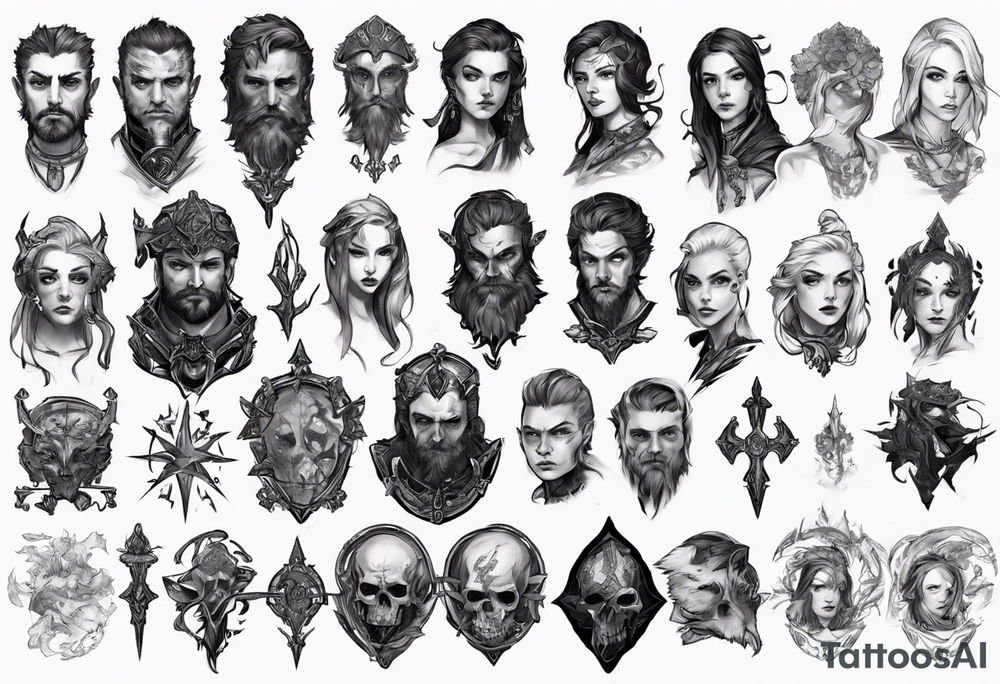 path of exile tattoo idea