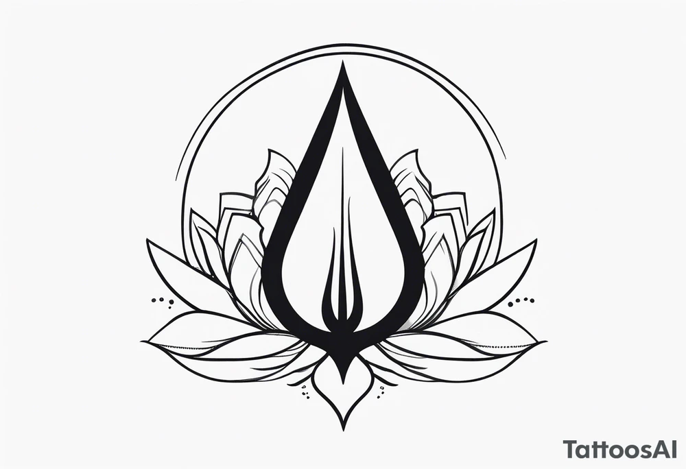 symbol of rising energy, very simplistic, for the throat area tattoo idea