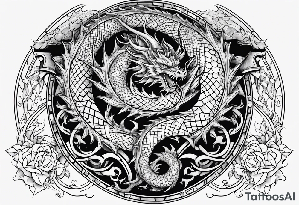 Dragon tattoo idea