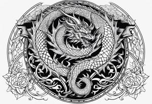 Dragon tattoo idea