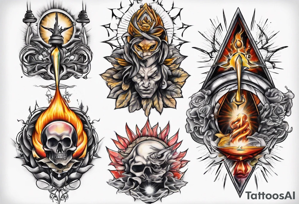 Enlightenment Vs discipline tattoo idea