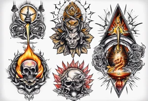 Enlightenment Vs discipline tattoo idea