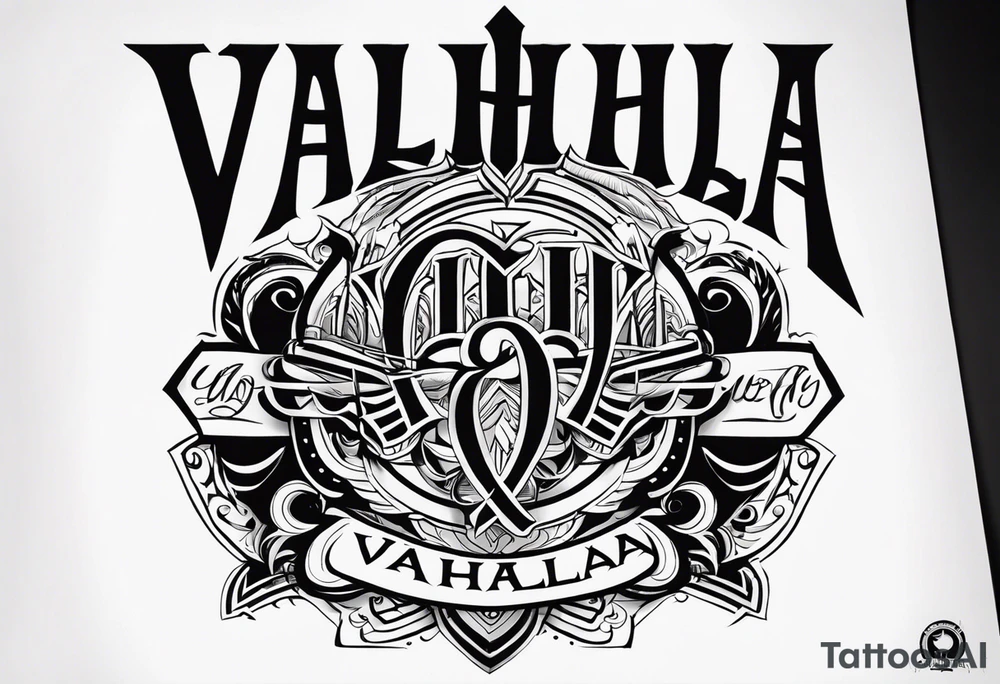 Valhalla tattoo idea