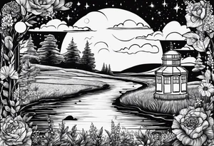 River songs diary from doctor who with the words "We're all stories in the end" tattoo idea