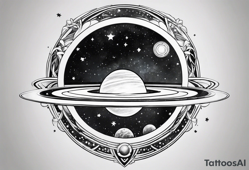 andromeda galaxy tattoo idea