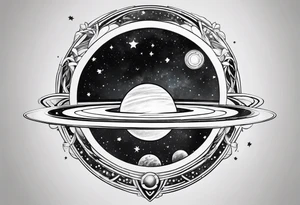 andromeda galaxy tattoo idea