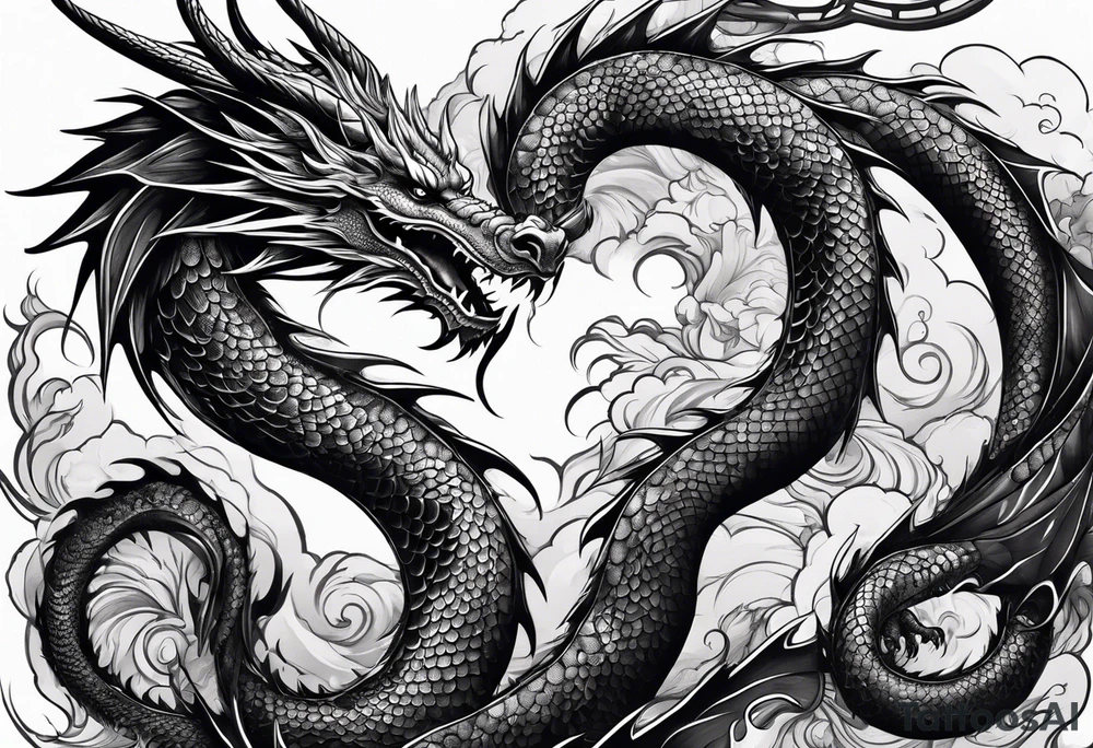 Dragon tattoo idea