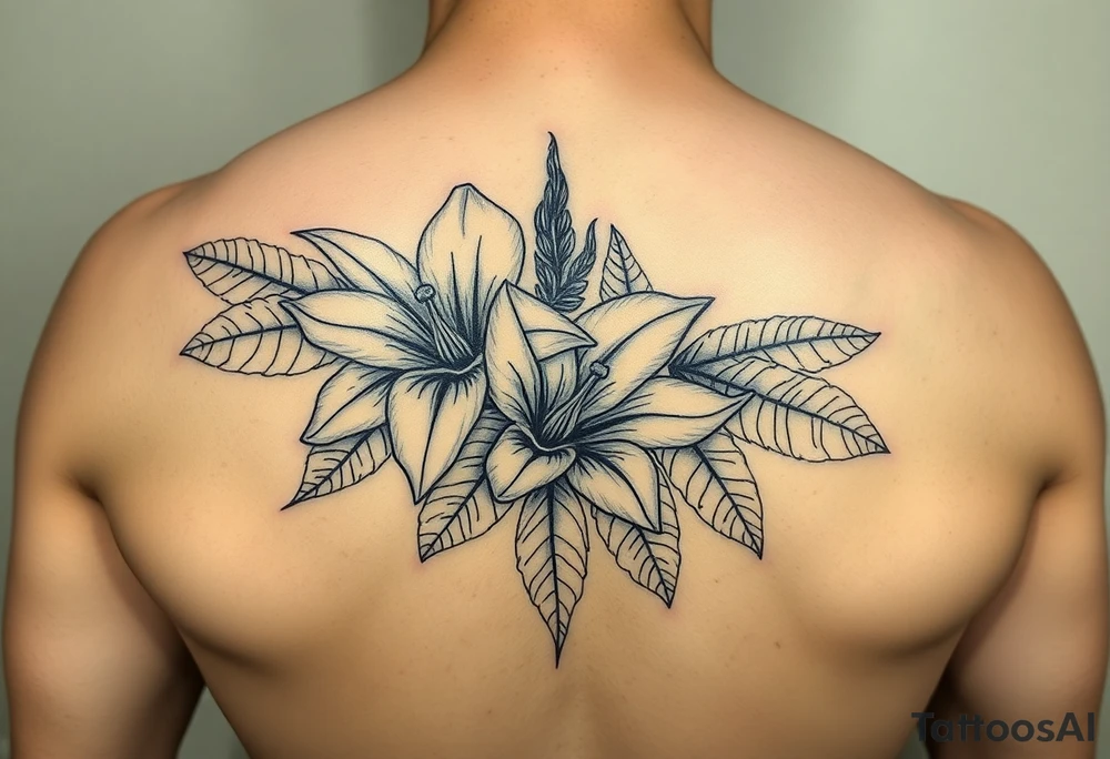 frangapanis bali 
jungle theme tattoo idea