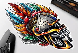 big turbo tattoo idea