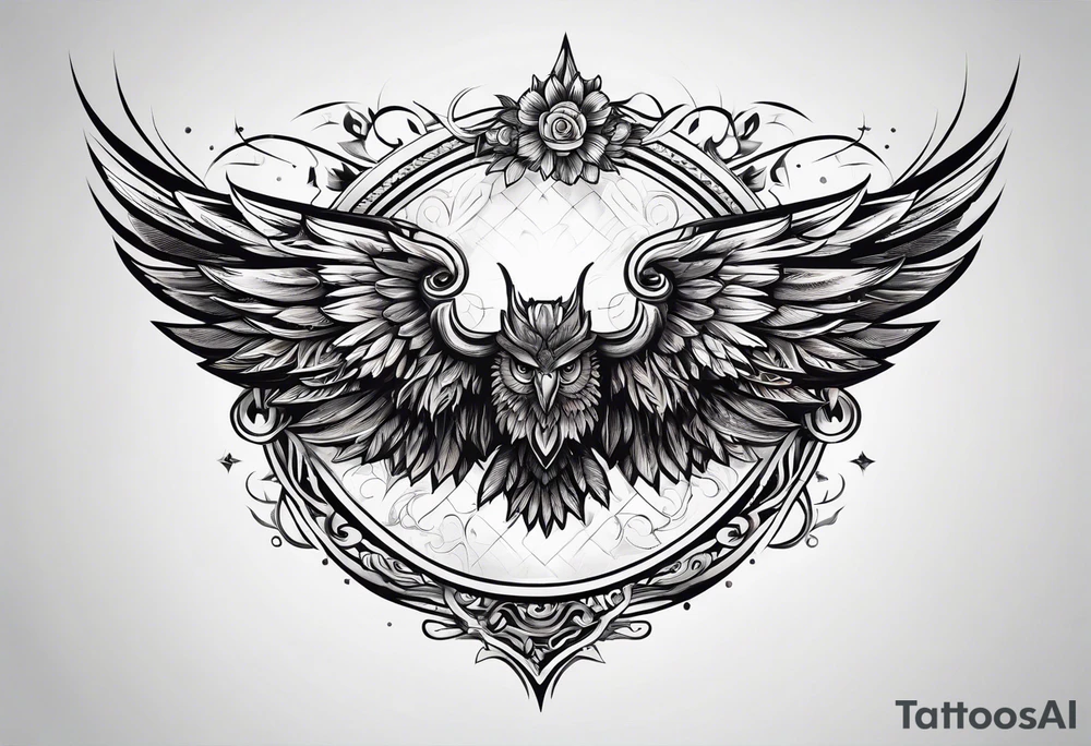 Wings tattoo idea