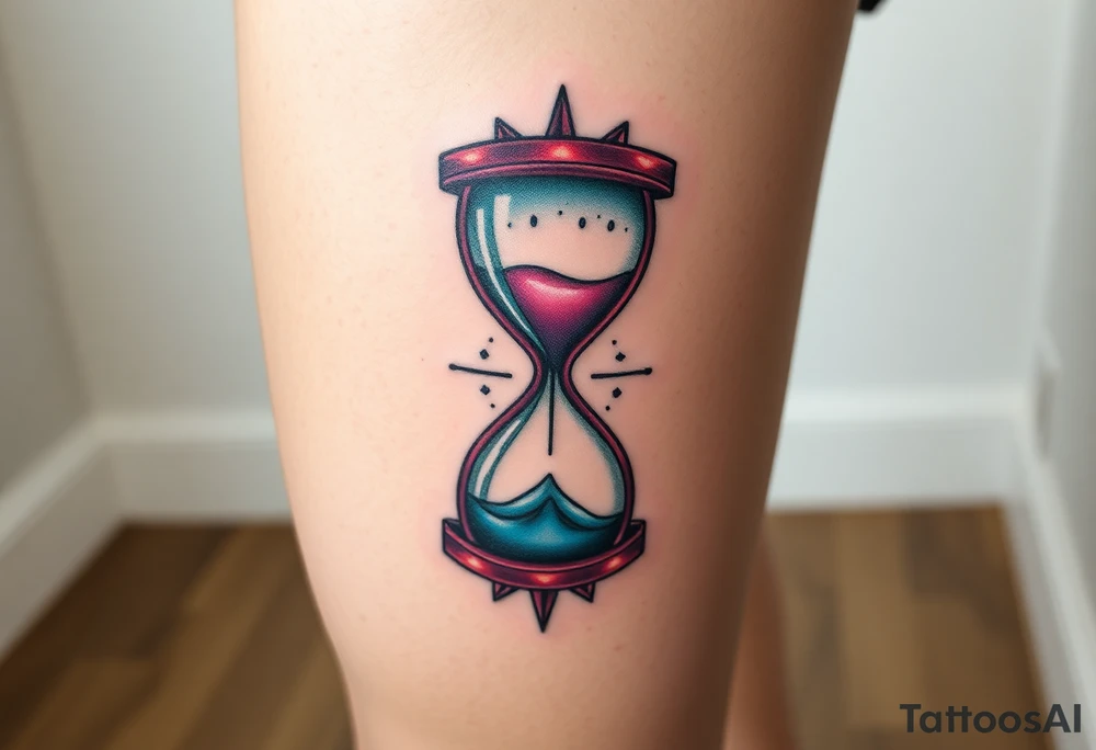 hourglass tattoo idea
