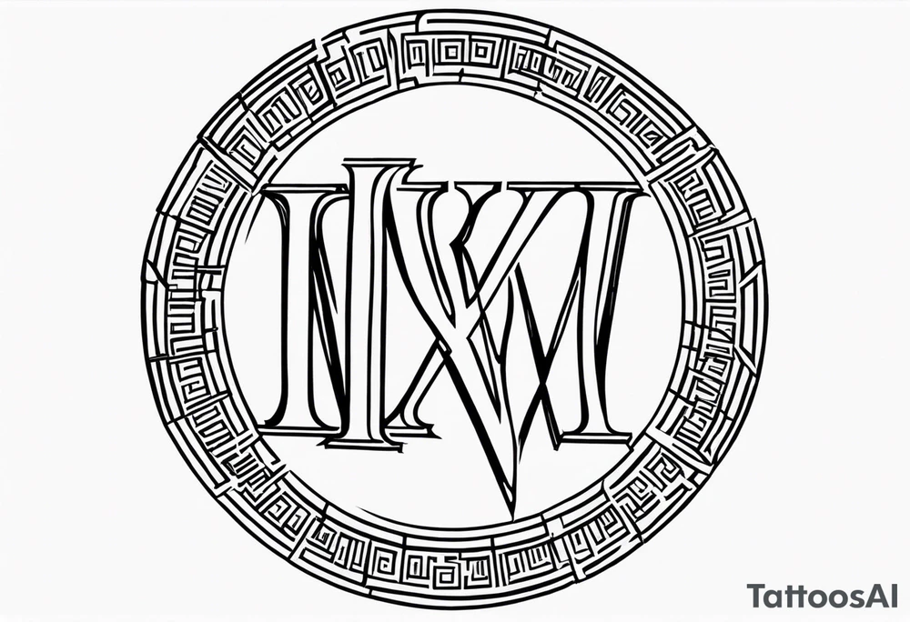 MCCXVIII roman numerals tattoo idea