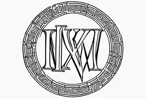 MCCXVIII roman numerals tattoo idea